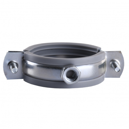 Хомут в зборi CR  1 1/2″ (47-53мм) з гвинтом-шурупом 8*100 та дюбелем в уп., сірий в інтернет-магазині Yago