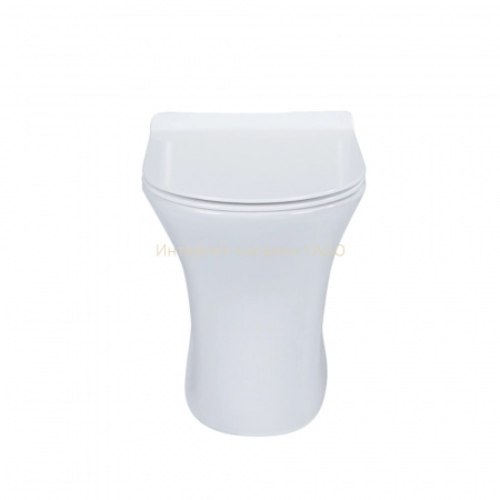 Qtap Presto чаша підлогового унітазаа Rimless 665х345х770 мм (без сидіння та бачка)