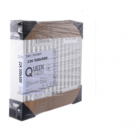 Радіатор сталевий панельний QUEEN THERM 22 бок 500x500 в інтернет-магазині Yago