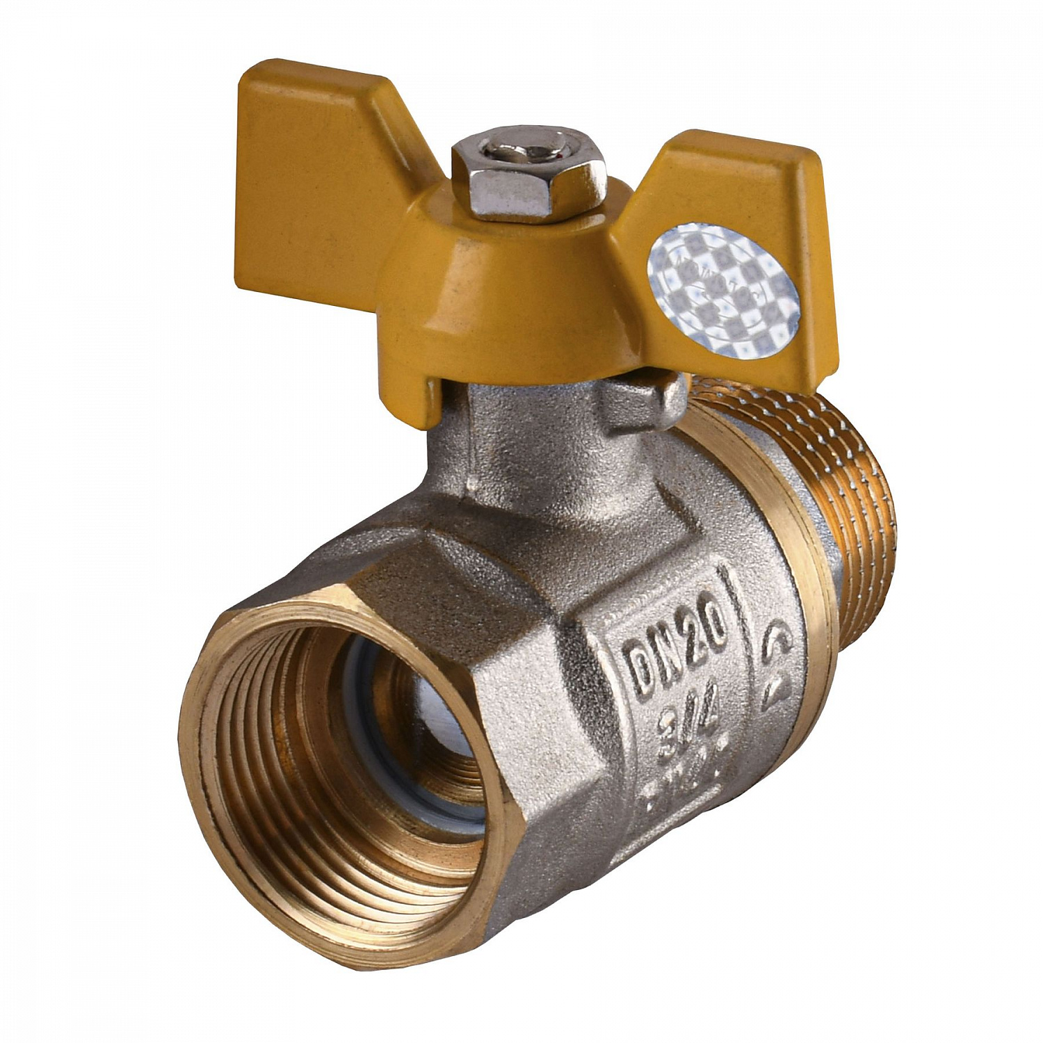 Кран кульовий прямий SOLOMON 3/4″ ЗВ ЖБ  PN40 B1008 в інтернет-магазині Yago