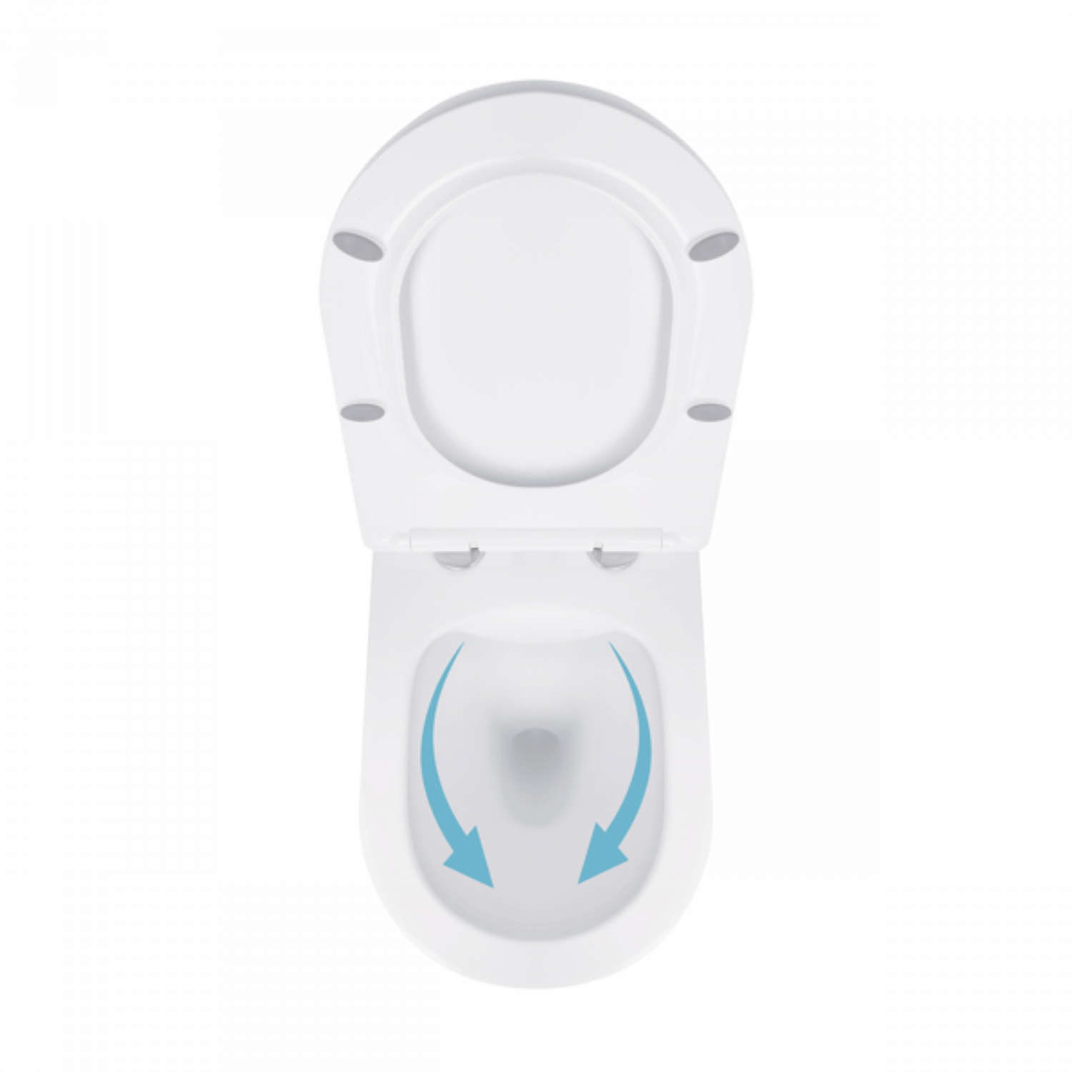 Унітаз підвісний Qtap Jay безобідковий з сідінням Soft-close QT07335176W