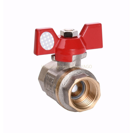 Кран кульовий прямий SOLOMON 1/2″ ВВ КБ PN40 B1007 в інтернет-магазині Yago