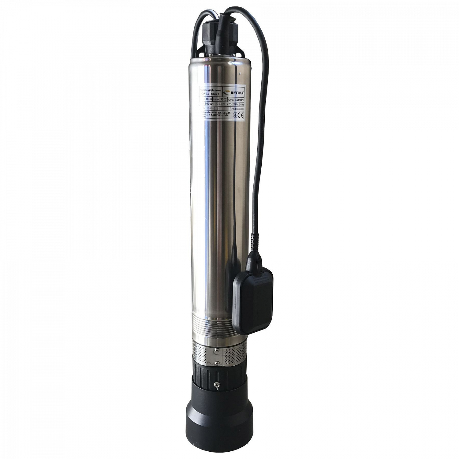 Насос колодязний OPTIMA OP 5,1 - 48/6  F 0,6 кВт (з поплавком) в інтернет-магазині Yago
