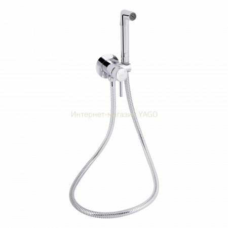 Набор для гігієнічного душу Qtap Inspai-Varius округлий QTINSVARCRMV00440001 Chrome