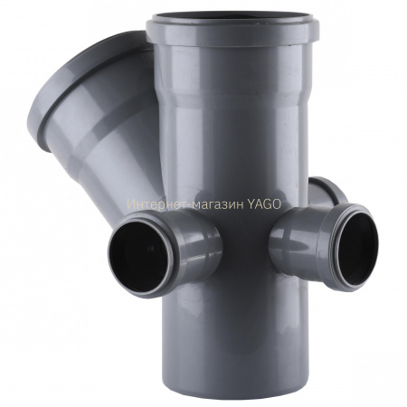 Хрестовина VSplast 2пл перех 110х110х45°+3(50х90°)(лівий, правий та задній відвід) в інтернет-магазині Yago