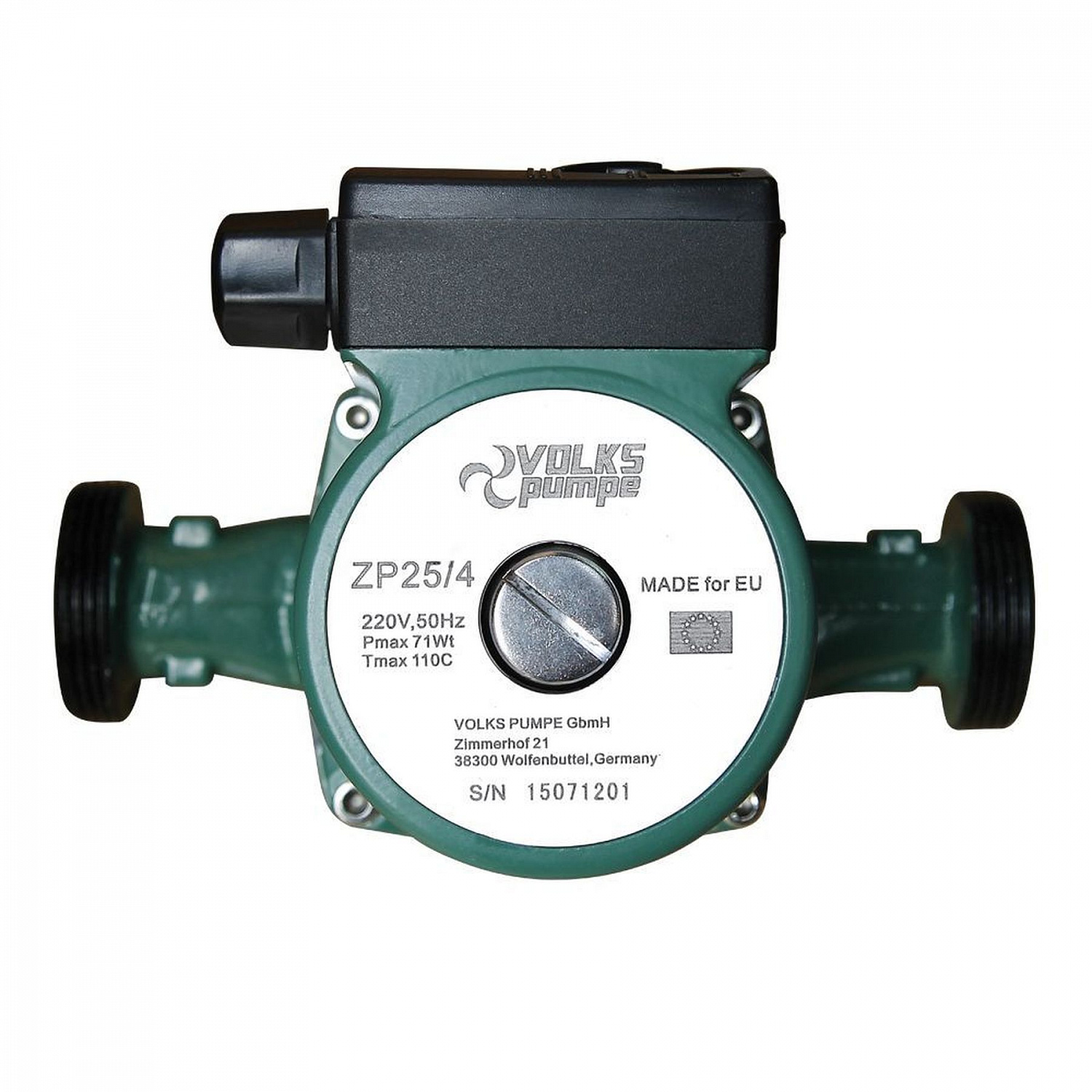 Насос циркуляційний VOLKS pumpe  ZP25/4 130мм + гайки в інтернет-магазині Yago