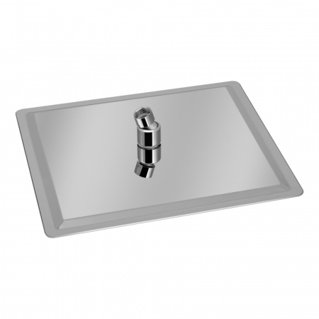 Лійка для верхнього душу Лейки Lidz Лейка 225 250x250 мм прямокутна LDNIA225NKS32452 Chrome