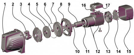 Насос відцентровий Optima JET100 PRIME 1,1кВт в інтернет-магазині Yago