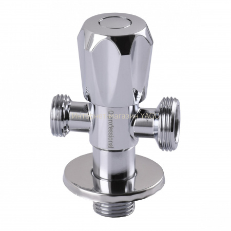 Кран вентильний кутовий Professional 1/2″X1/2″X3/4″ NV-QP555 в інтернет-магазині Yago