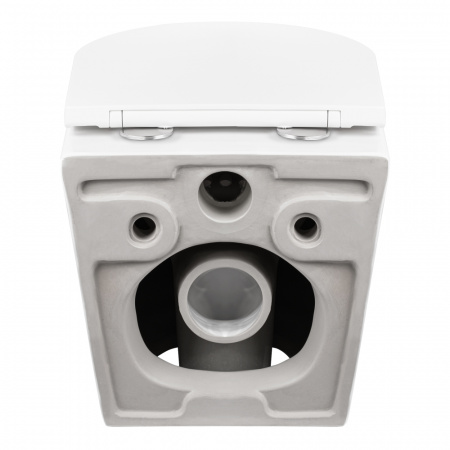 Унітаз підвісний Qtap Robin безобідковий з сидінням Soft-close QT1333046ERW