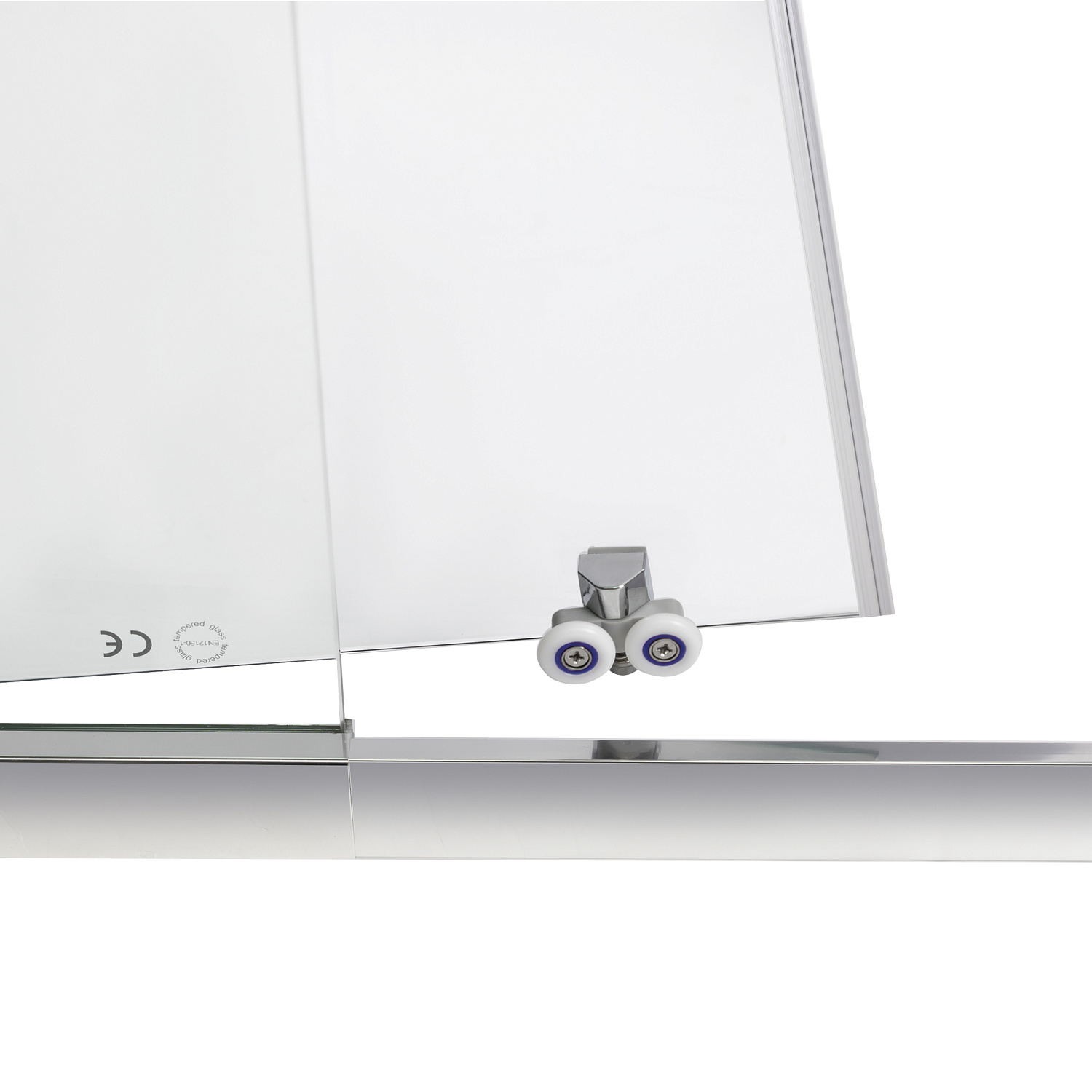 Душові двері в нішу Qtap Taurus CRM2012-13.C6 120-130x200 см, скло Clear 6 мм, покриття CalcLess