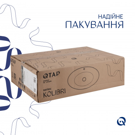 Раковина-чаша Qtap Kolibri 505x360x145 White QT10116065W