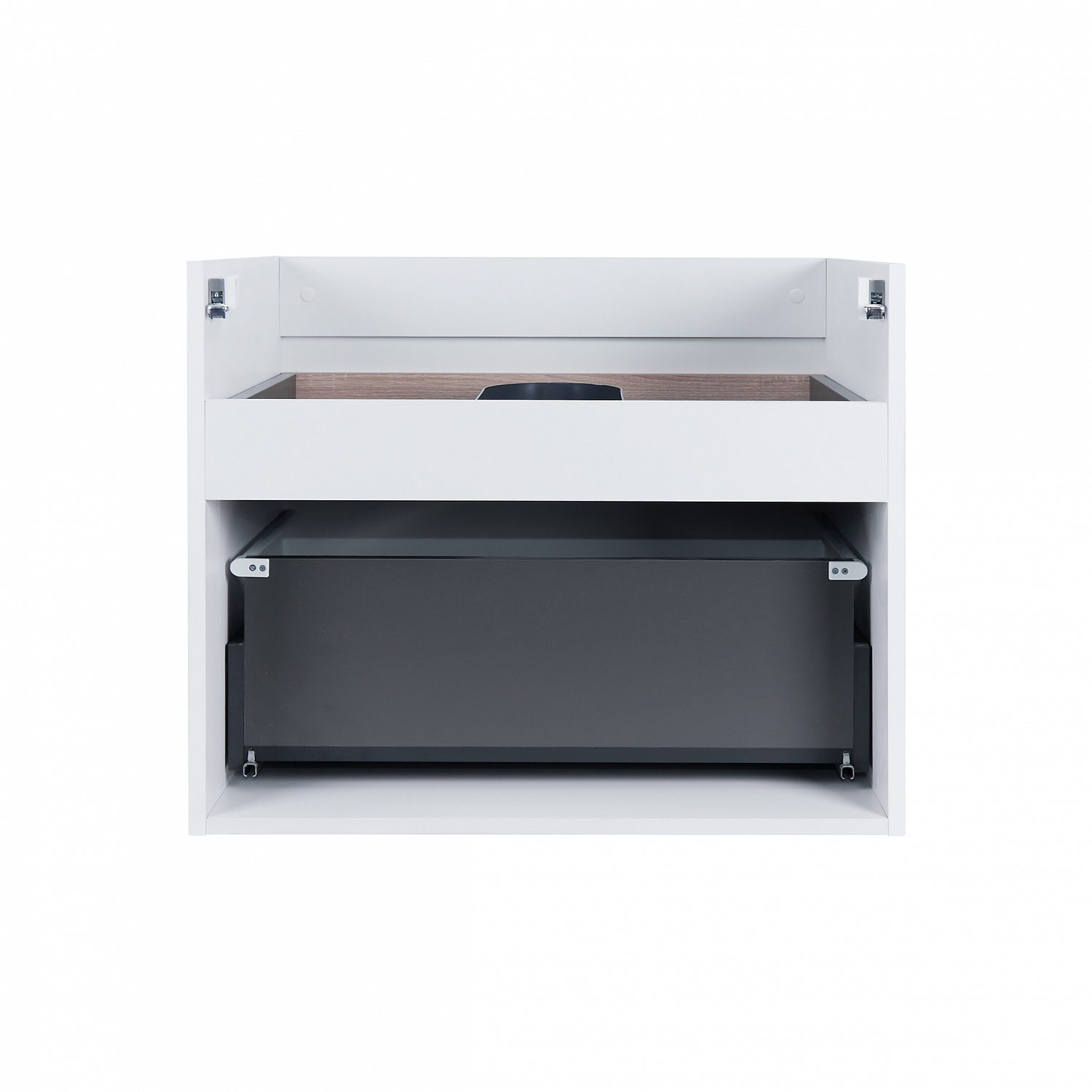 Тумба підвісна Qtap Virgo 700х580х437 White/Whitish oak QT1874TPА701W