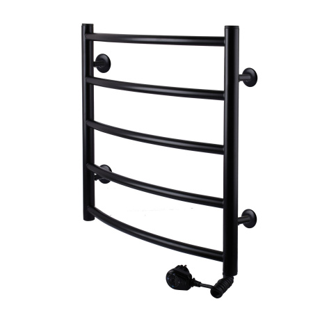 Рушникосушарка UNIO LD ER 500-500-5 BLK Драбинка Дуга електро чорна в інтернет-магазині Yago