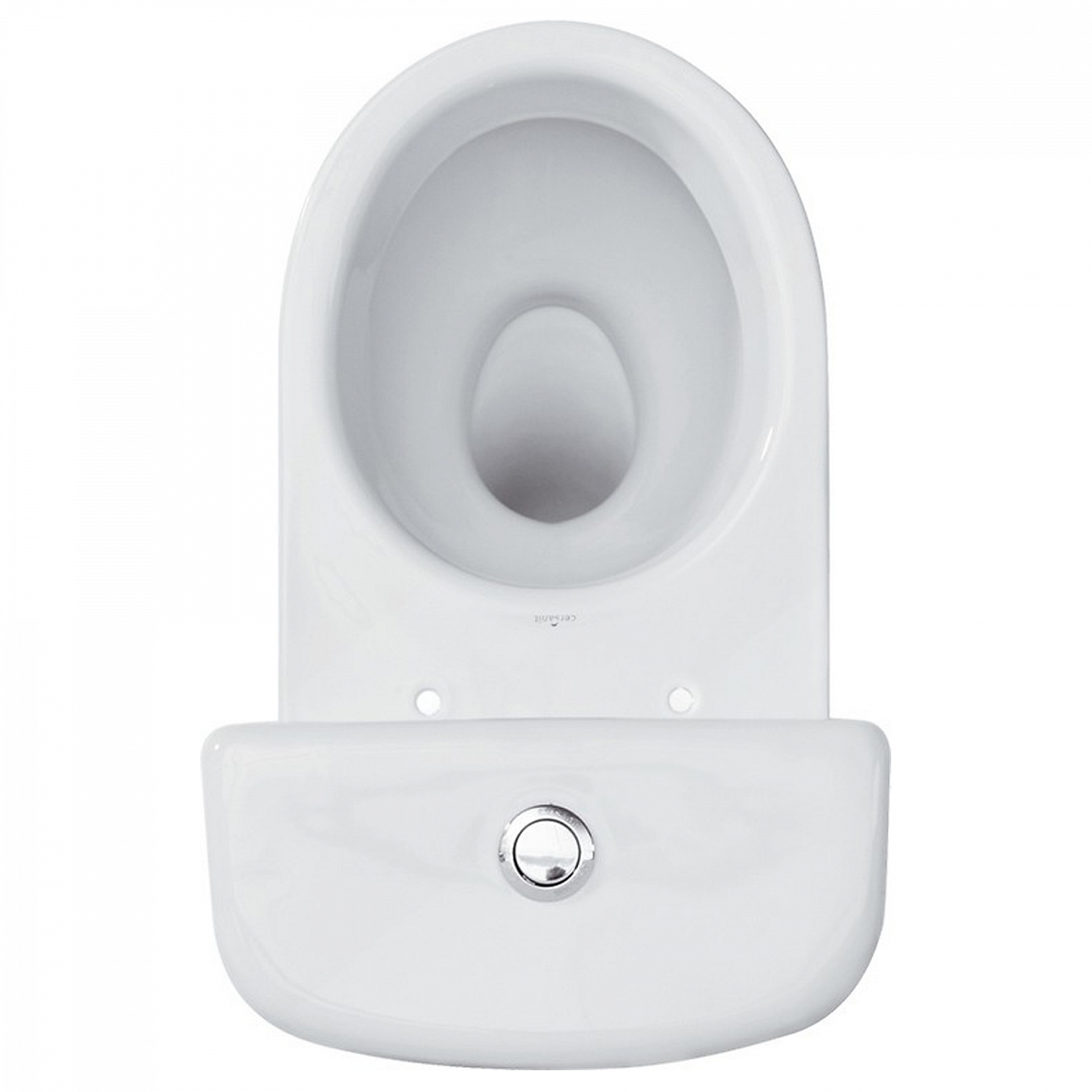 Компакт Cersanit 772 MERIDA 011 3/6 з кришкою поліпропілен з металевим кріпленням