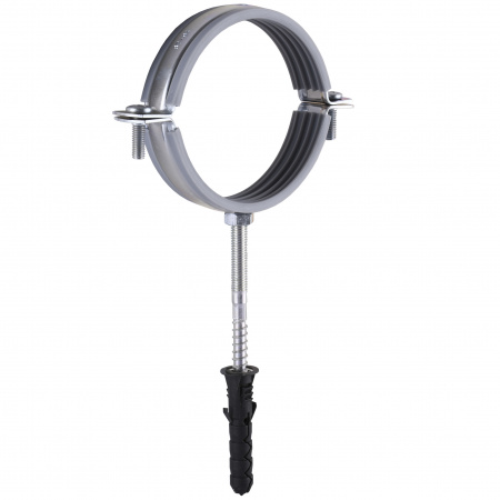 Хомут в зборi CR 3″ (85-94мм) з гвинтом-шурупом 8*100 та дюбелем в уп., сірий в інтернет-магазині Yago