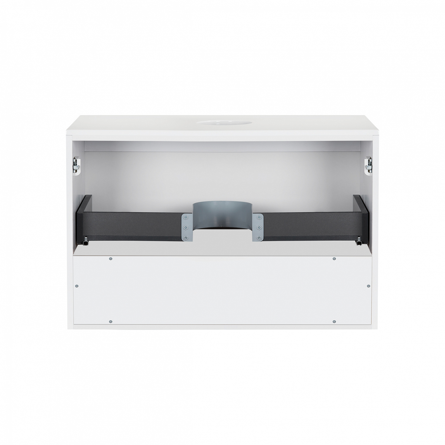 Тумба підвісна Qtap Robin 800х480х470 White зі стільницею QT1379TPН8001W