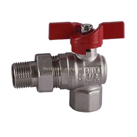 Кран кульовий кутовий з американкою SELBA  1/2″ SL1543 в інтернет-магазині Yago