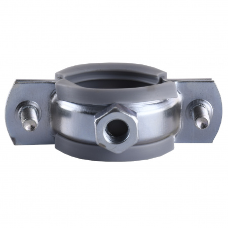 Хомут в зборi CR    3/4″ (25-30мм) з гвинтом-шурупом 8*80 та дюбелем в уп., сірий в інтернет-магазині Yago