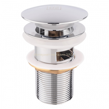 Донний клапан Lidz Tani 003 нажимний 1 1/4" з переливом LDTAN003CRM32526 Chrome