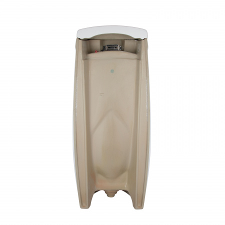 Пісуар підлоговий Qtap Scorpio з ІЧ-датчиком автоматичного змиву 430х370х990 White QT1488101HW