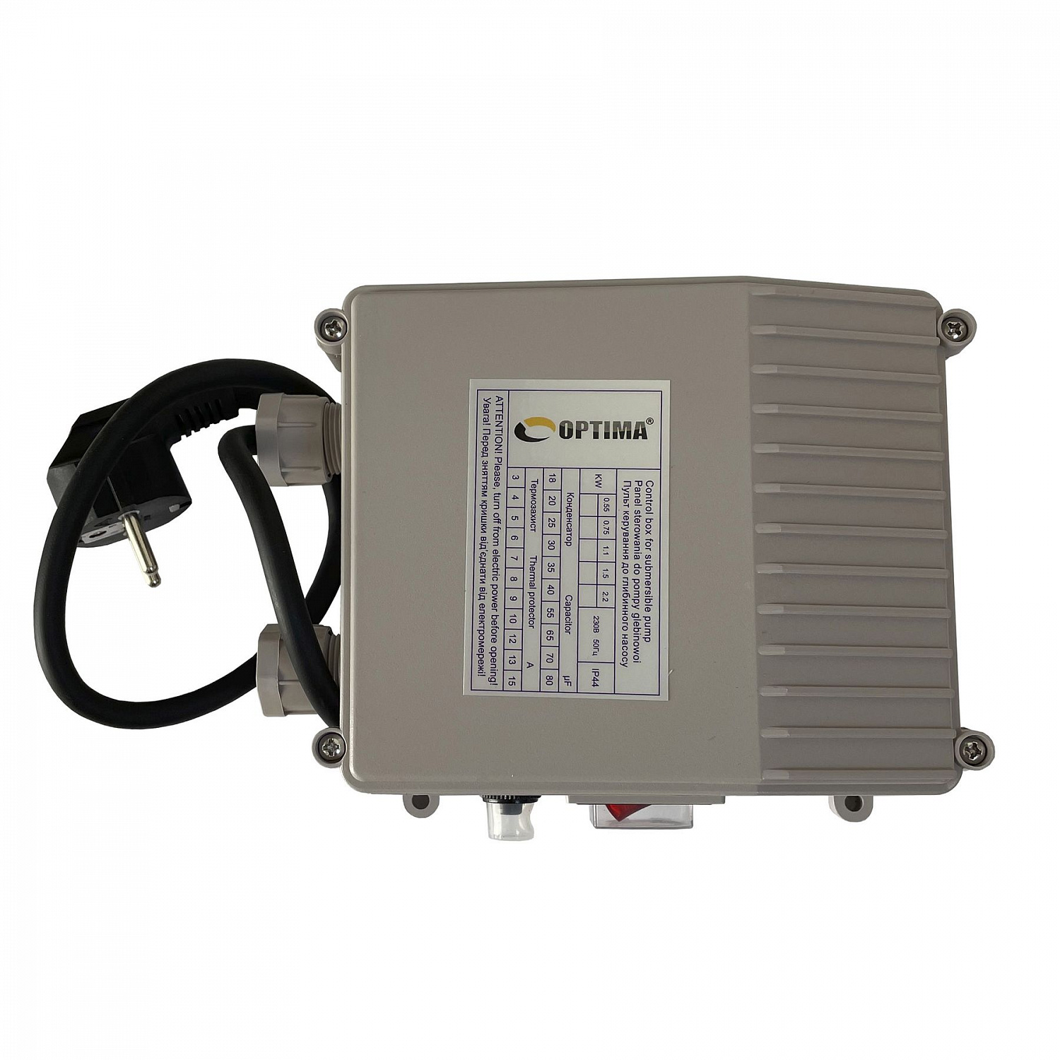 Насос свердловинний з підв, стійк, до піску 3″ OPTIMA  3SDm1,8/15 0,37 кВт 61м + пульт+кабель1,5мNEW в інтернет-магазині Yago