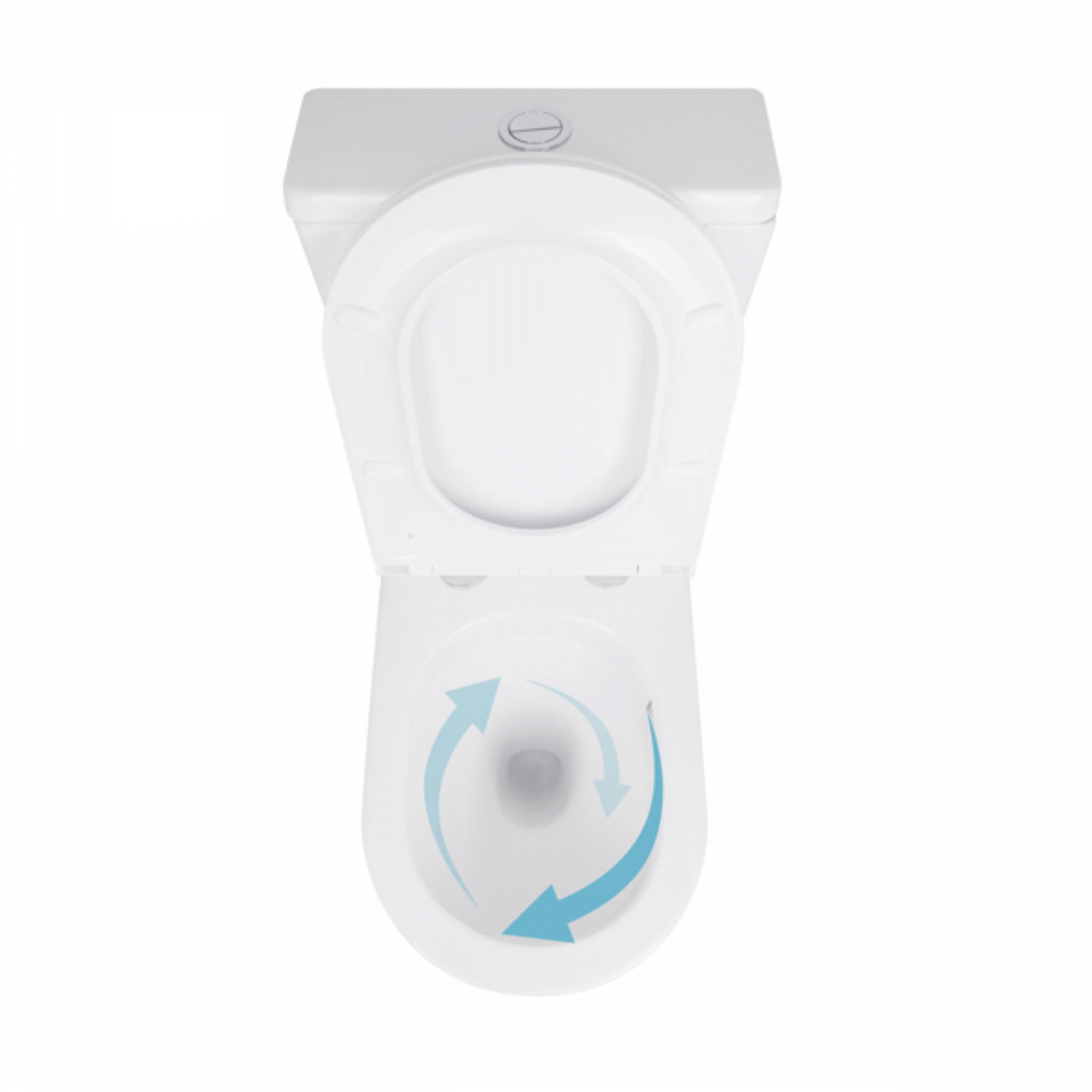 Унітаз-компакт Qtap Scorpio безободковий Ultra Quiet з сидінням Soft-close QT14222125AUQW