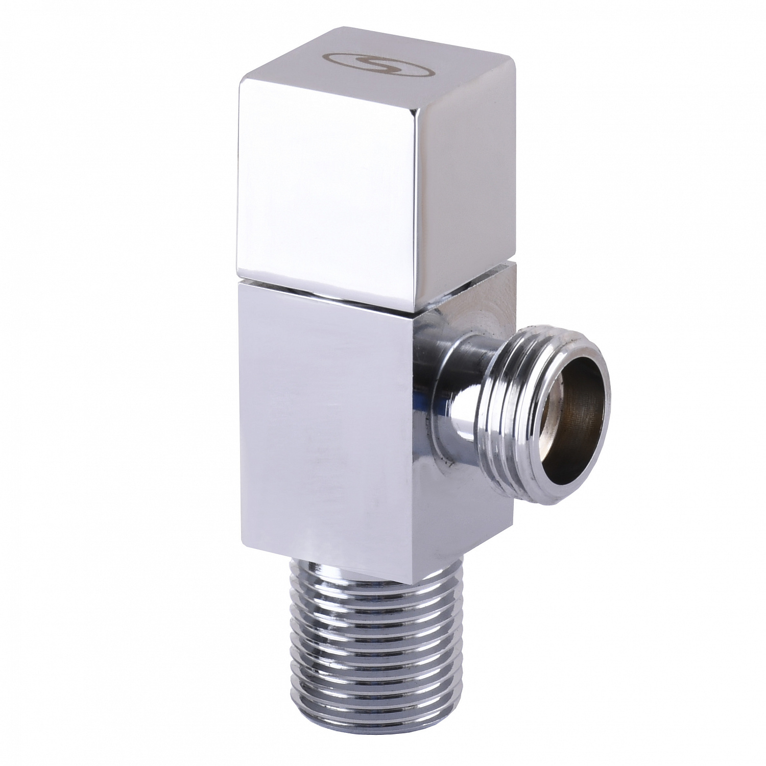 Кран напівобертовий кутовий SOLOMON 1/2″х1/2″ CUBE 7078 в інтернет-магазині Yago