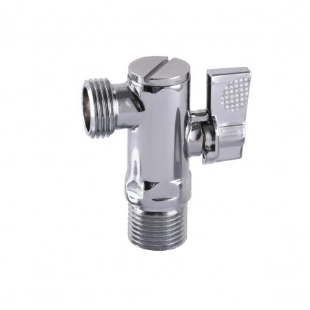 Кран кульовий кутовий з фільтром SOLOMON 1/2″x3/4″ А7041(7043) в інтернет-магазині Yago