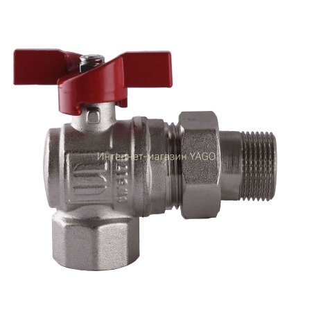 Кран кульовий кутовий з американкою SELBA  3/4″ SL1543 в інтернет-магазині Yago