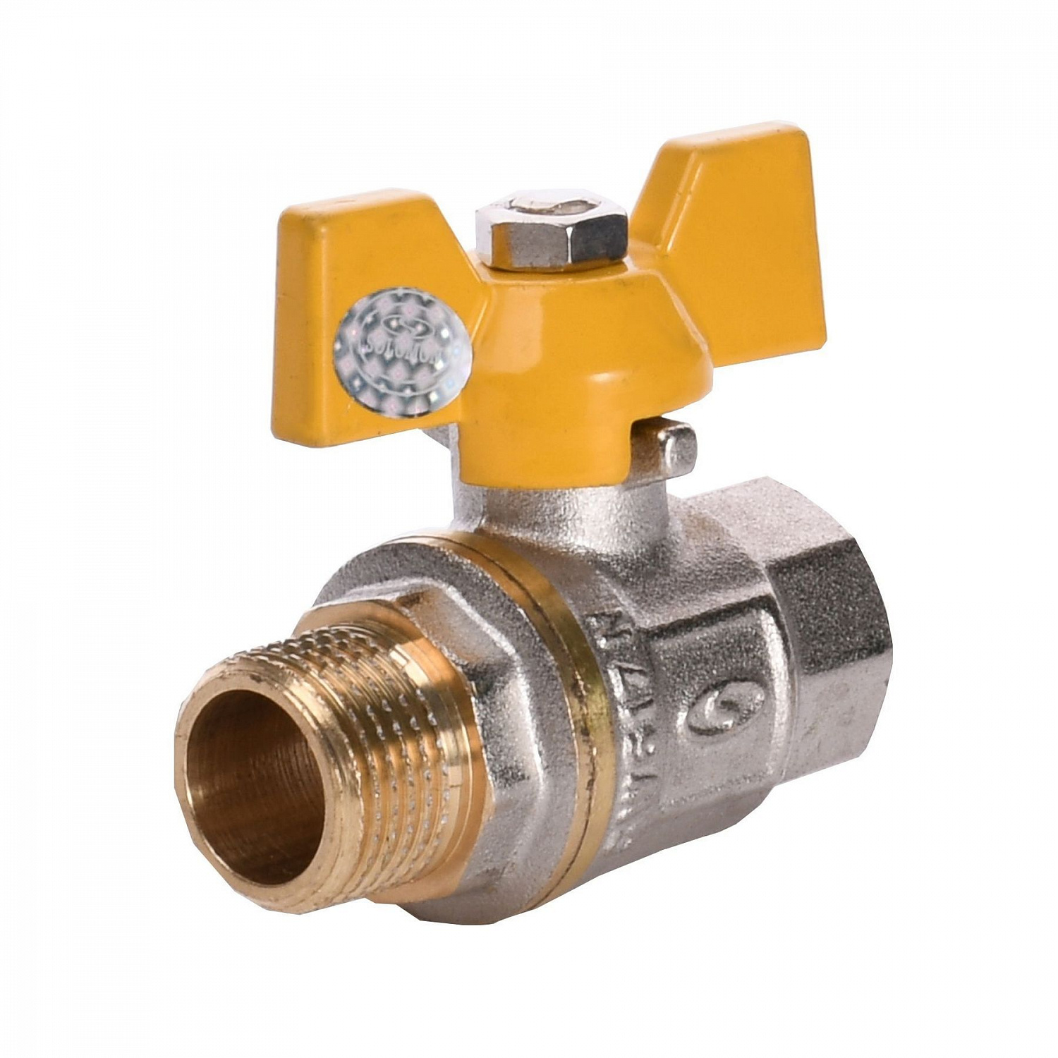 Кран кульовий прямий SOLOMON 1/2″ ЗВ ЖБ PN40 B1008 в інтернет-магазині Yago