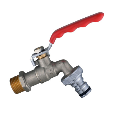 Кран кульовий для поливу Q PROFESSIONAL 1/2″ NV-QP155 + коннектор швидкоз'ємний в інтернет-магазині Yago