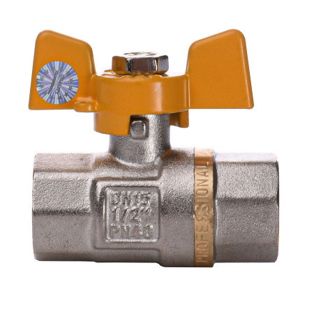 Кран кульовий прямий Q PROFESSIONAL 1/2″ ВВ ЖБ  PN40 QP151 в інтернет-магазині Yago