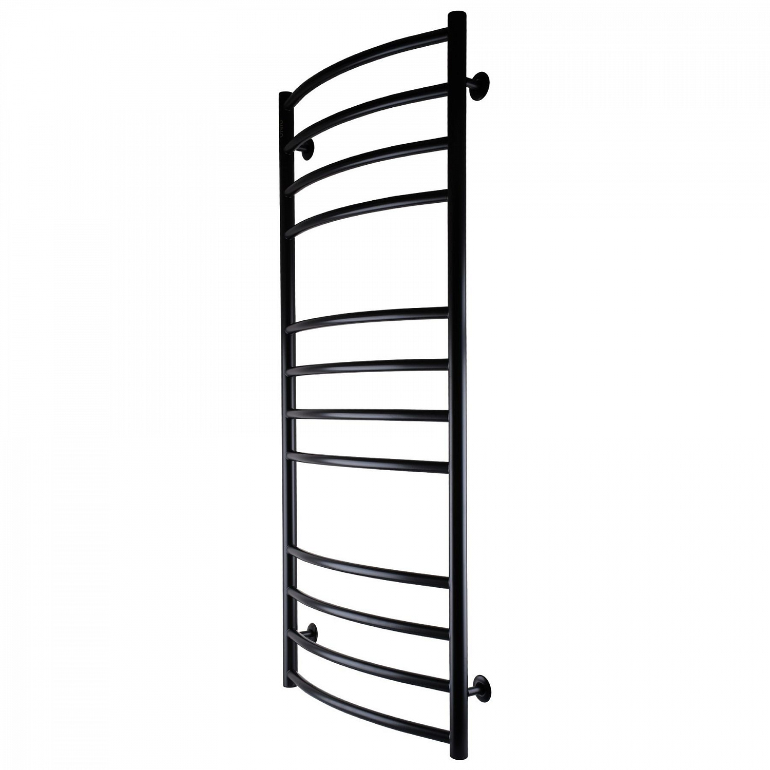 Рушникосушарка UNIO LDE W 1200-500-12 BLK Драбинка Дуга Еліт вода чорна в інтернет-магазині Yago