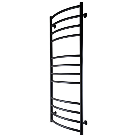 Рушникосушарка UNIO LDE W 1200-500-12 BLK Драбинка Дуга Еліт вода чорна в інтернет-магазині Yago