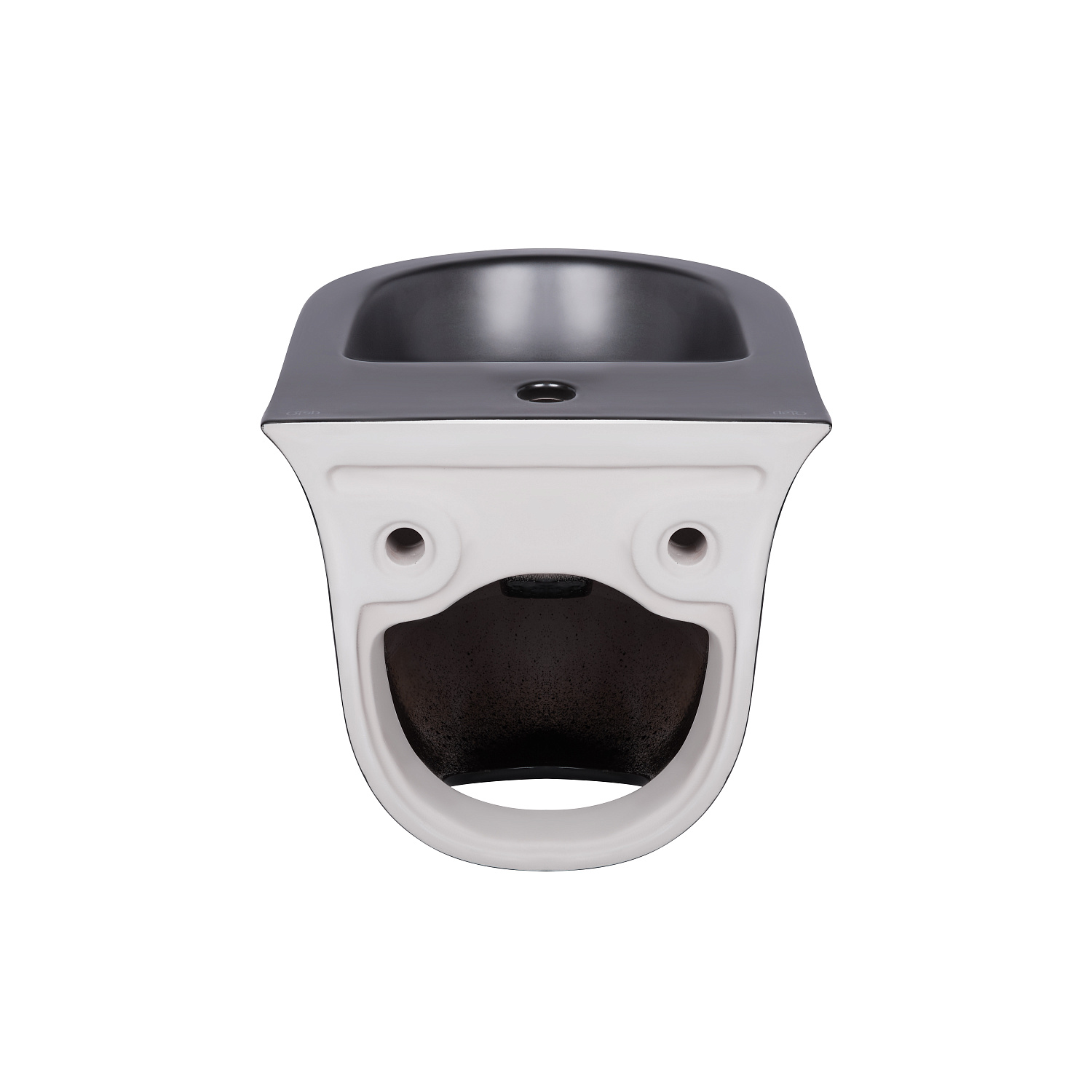 Біде підвісне Qtap Virgo 485х345х365 Matt black QT1855051FMB