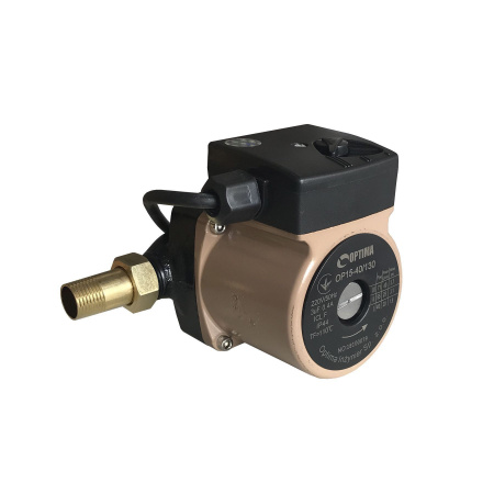 Насос циркуляційний Optima OP15-40 130мм + гайки, + кабель з вилкою в інтернет-магазині Yago