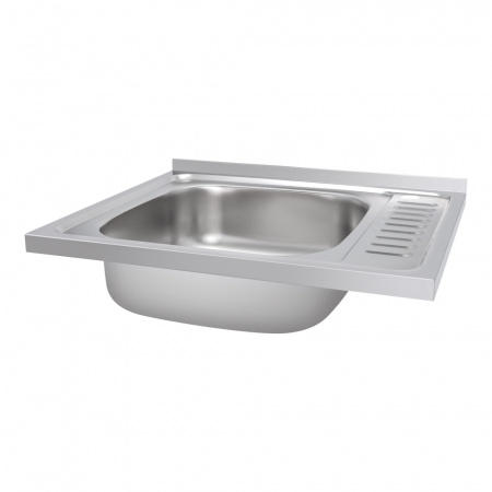 Кухонна мийка Lidz 6050-L 0,6 мм Satin (LIDZ6050L06SAT)