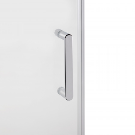 Душові двері в нішу Qtap Taurus CRM2013-14.C6 130-140x200 см, скло Clear 6 мм, покриття CalcLess