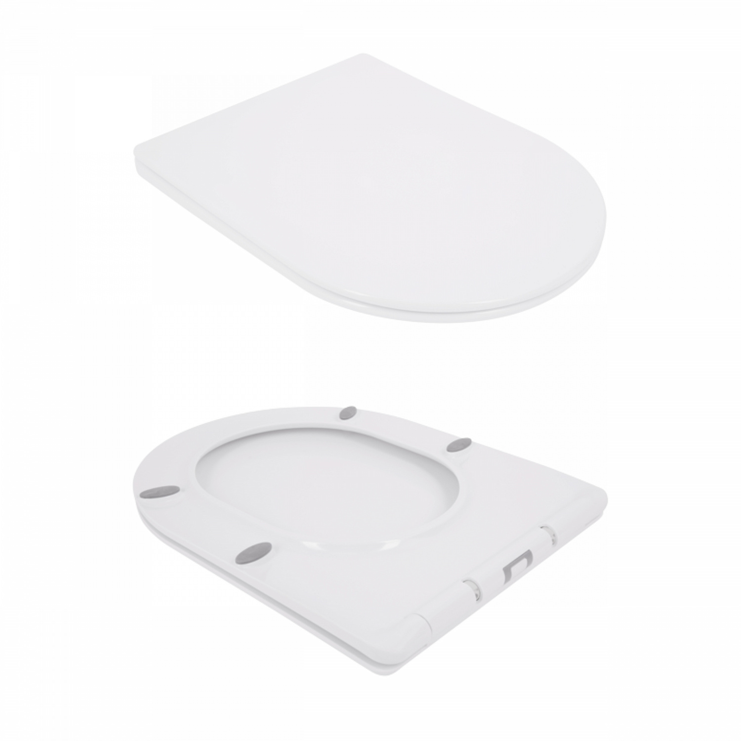 Унітаз підвісний Qtap Jay безобідковий з сідінням Soft-close QT07335176W