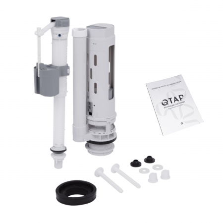 Унітаз-компакт Qtap Kalao безобідковий з сідінням Soft-close QT08221213AW