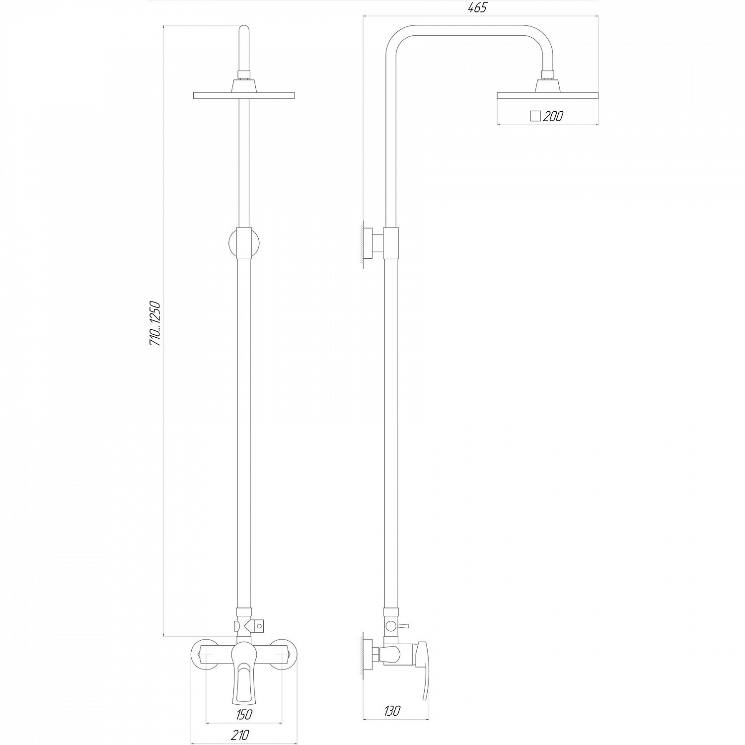 Душова система Globus Lux SEVA GLSV-0088