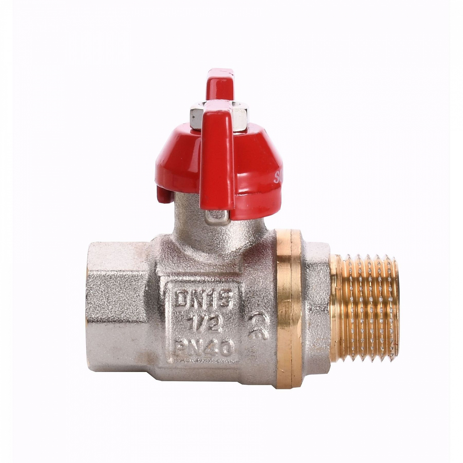 Кран кульовий прямий SOLOMON 1/2″ ЗВ КБ PN40 B1008 в інтернет-магазині Yago