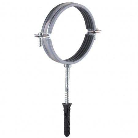 Хомут в зборi CR 4″ (105-112мм) з гвинтом-шурупом 8*100 та дюбелем в уп., сірий в інтернет-магазині Yago