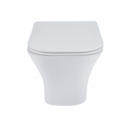 Унітаз підвісний Qtap Presto безобідковий з сідінням Soft-close QT24332615EW