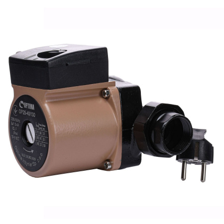 Насос циркуляційний Optima OP25-40 130мм + гайки, + кабель з вилкою в інтернет-магазині Yago