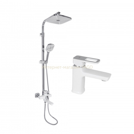 Набір змішувачів Wawel 001 + Wawel 1030 White