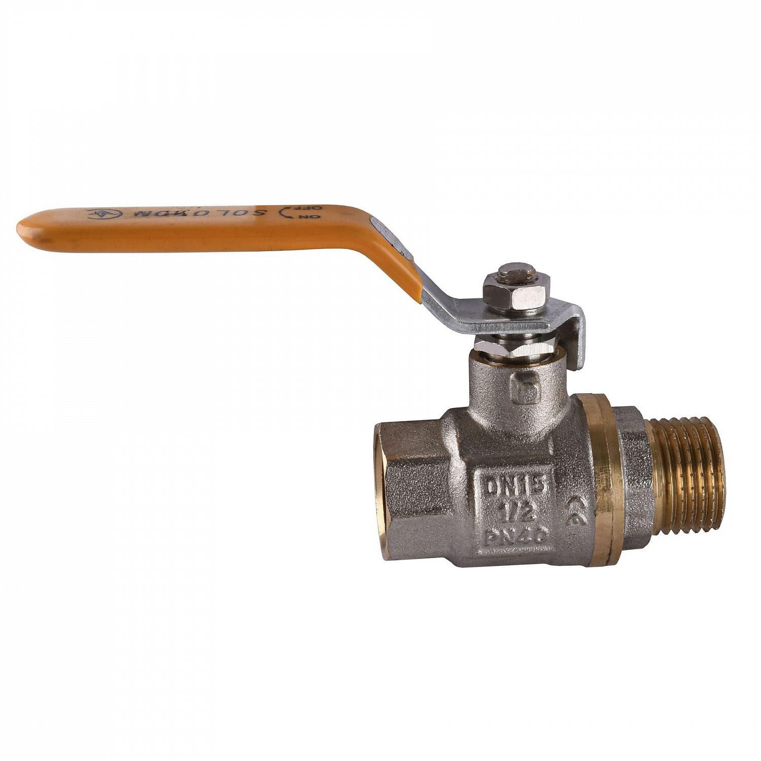 Кран кульовий прямий SOLOMON 1/2″ ЗВ ЖР PN40 B1002 в інтернет-магазині Yago