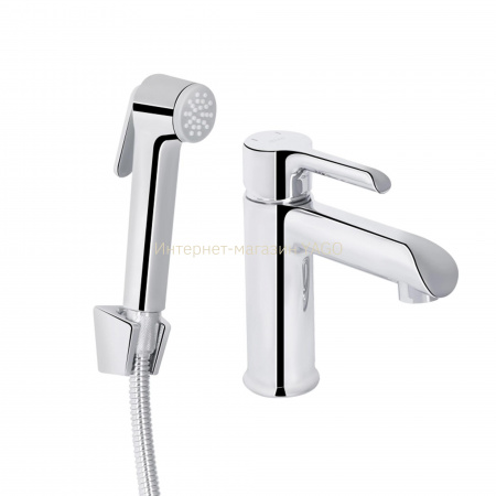 Змішувач для раковини Qtap Grand (з гігієнічним душем) QTGRA272CRM45670 Chrome