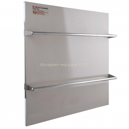 Електрична рушникосушарка керамічна TCMT400 (бежевий) 603х603х17 в інтернет-магазині Yago